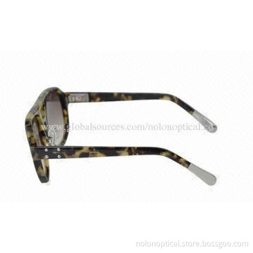 Classic Acetate Tortoise Sunglasses, Customized Logos Accepted